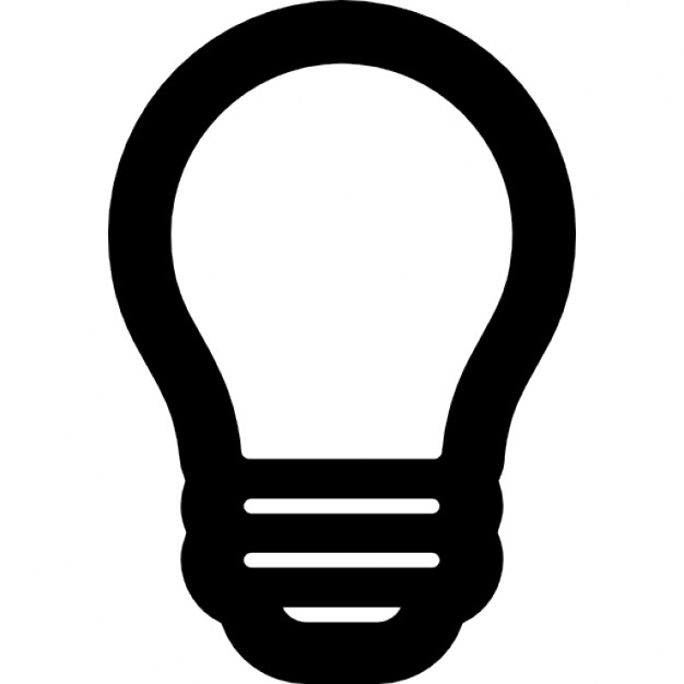 626x626 Lightbulb Outline Icons Free Download