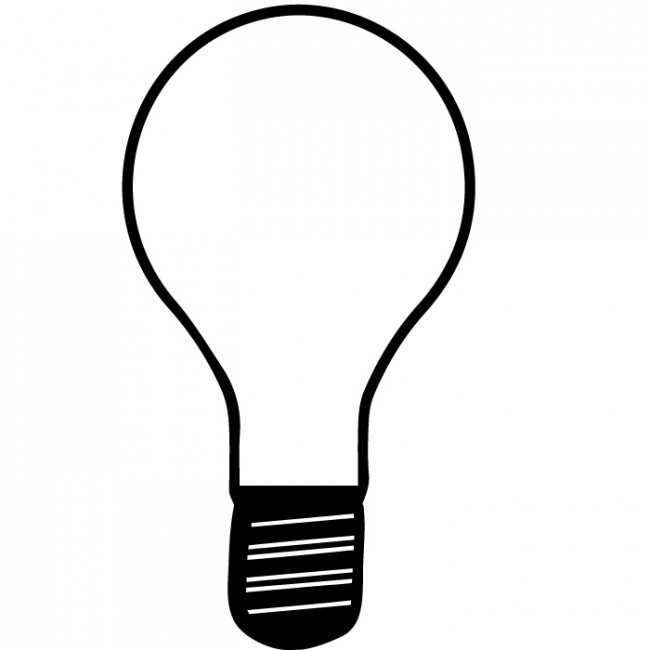 Lightbulb Outline Free Download On Clipartmag