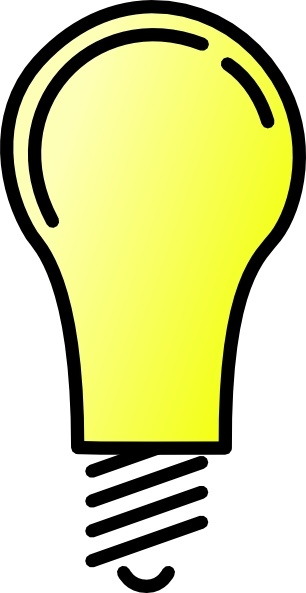 306x593 Light Bulb Clip Art Free Vector In Open Office Drawing Svg ( Svg
