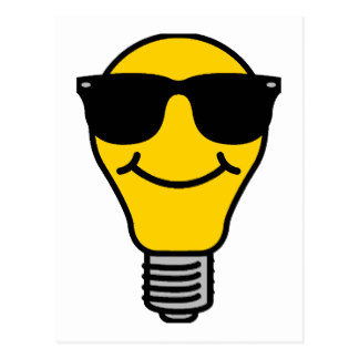 324x324 Lightbulb Postcards Zazzle