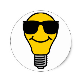 324x324 Lightbulb Stickers Zazzle