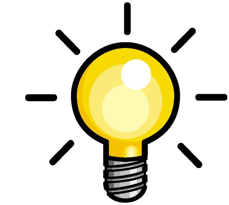 736x660 Bulb Clipart Graphic