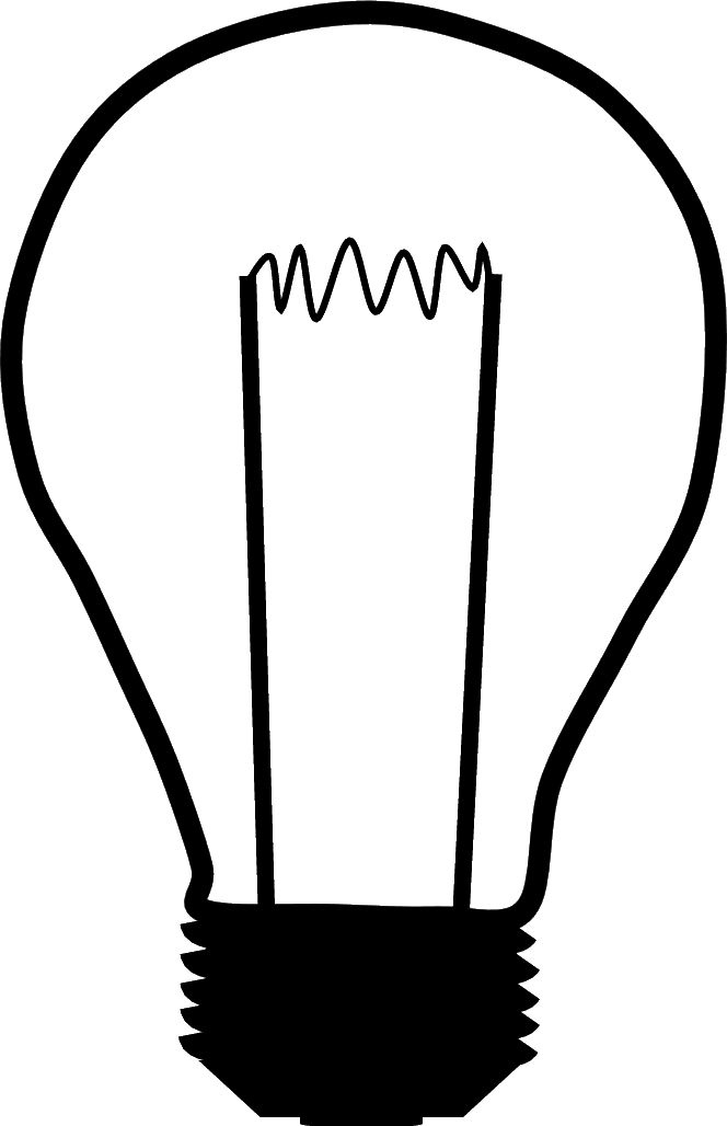 664x1028 Light Bulbs Clipart