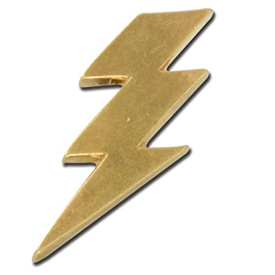 395x395 Lightning Bolt Lapel Pin Brooches And Pins Jewelry