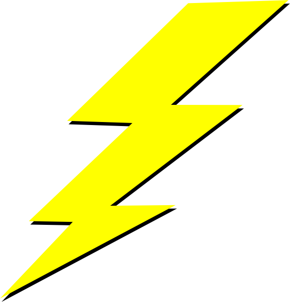 576x599 Lightning Bolt Clip Art