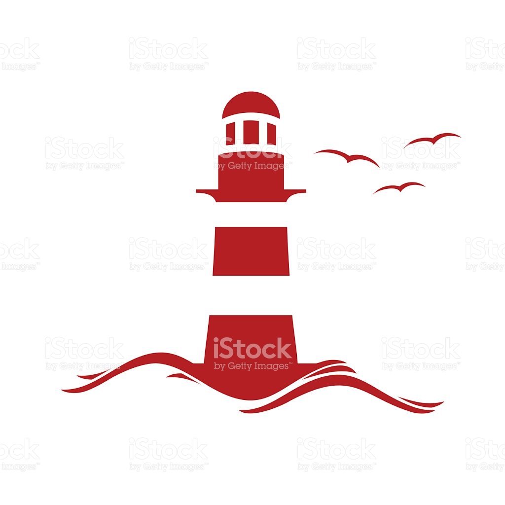 1024x1024 Lighthouse Clipart Red And Blue