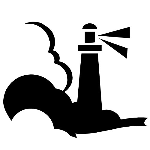 500x500 Lighthouse Public Domain Clipart Clipart Kid