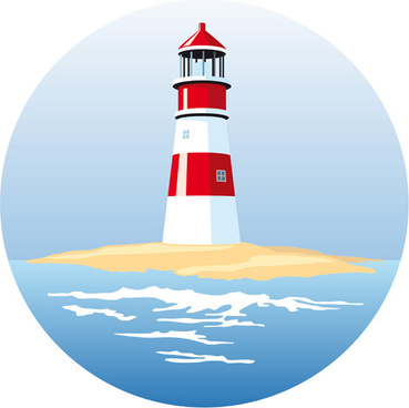 369x368 Lighthouse Vector Free Vector Download (63 Free Vector)