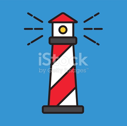 416x415 Lighthouse Clipart Simple