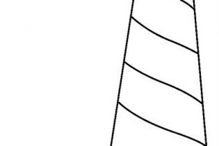 450x300 Simple Lighthouse Drawings