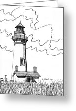 155x226 Yaquina Head Lighthouse Drawing By Lawrence Tripoli