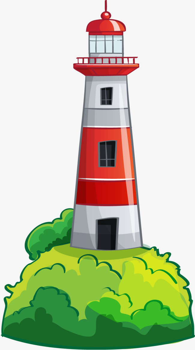 650x1167 Sea Lighthouse, Red, Cartoon, Lighthouse Png And Vector For Free
