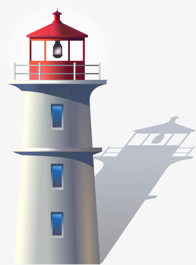 650x880 Vector Hand Painted Lighthouse, Vector Diagram, Hand, Lighthouse
