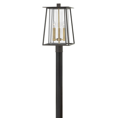 398x398 Bold Bronze And Brass Outdoor Sconce