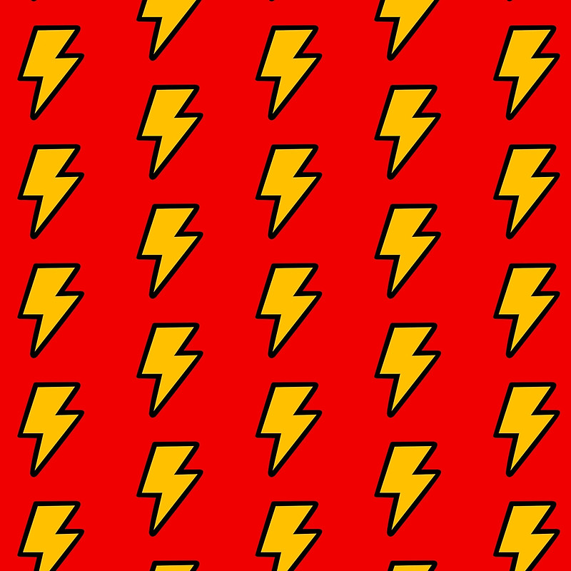 800x800 Cartoon Lightning Bolt Pattern Tote Bags By Jezkemp Redbubble