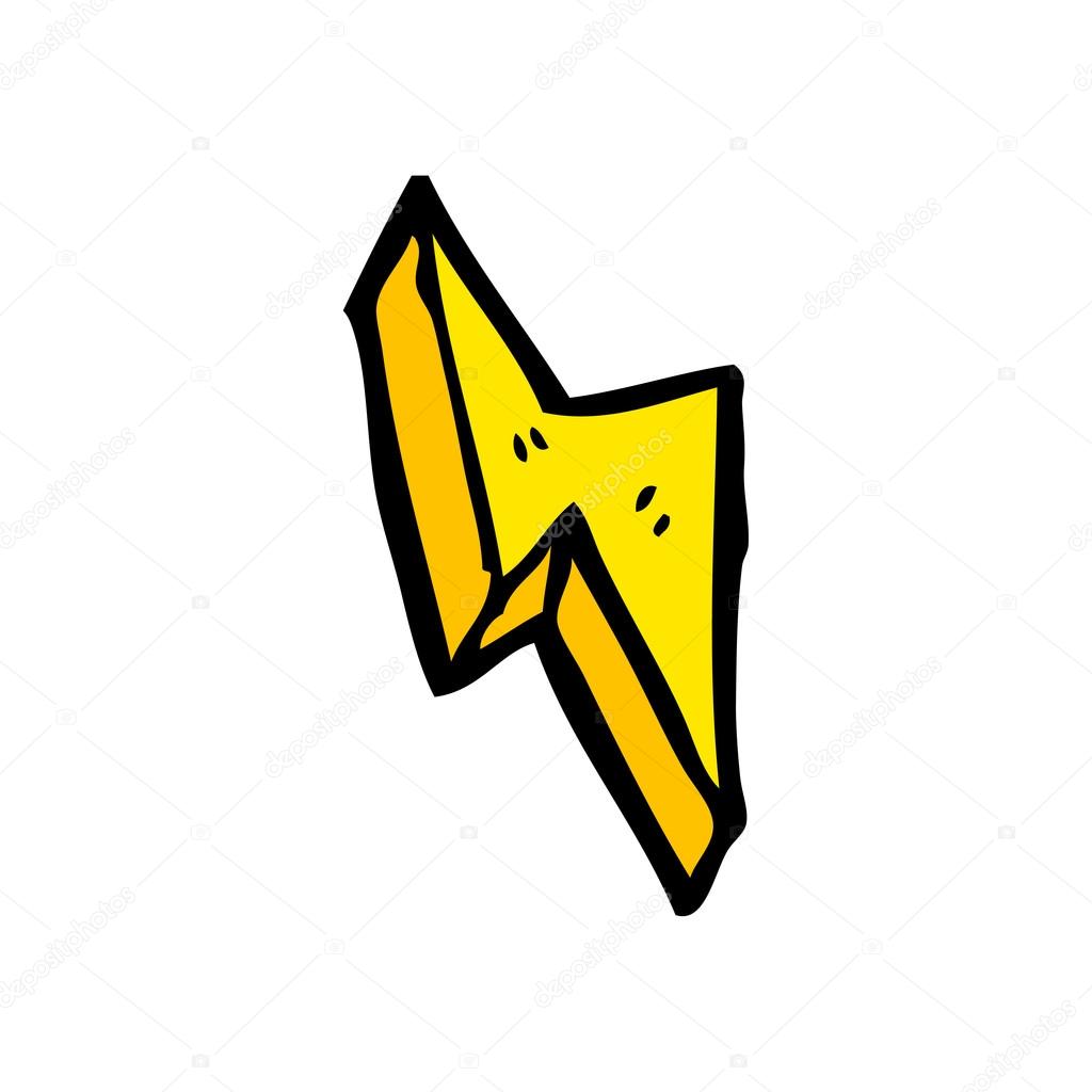 1024x1024 Lightning Bolt Cartoon Stock Vector Lineartestpilot