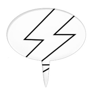 324x324 Bolt Cake Toppers Zazzle