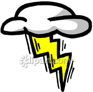 300x297 Clouds Clipart Lightning Bolt