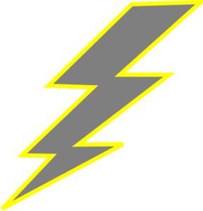 288x298 Lightning Bolt Clip Art