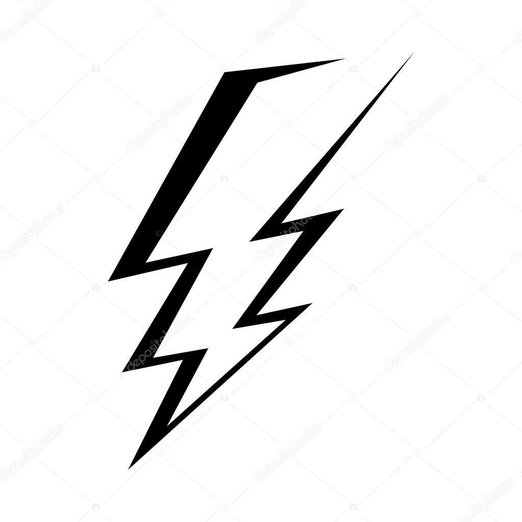1024x1024 Lightning Bolt Vector Icon Stock Vector Briangoff