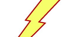272x125 Clip Art Lightning Bolt Image 2