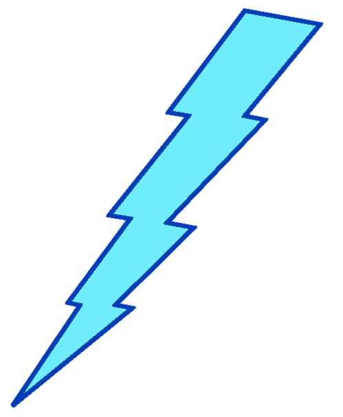 499x608 Lightning Bolt Transparent Clipart