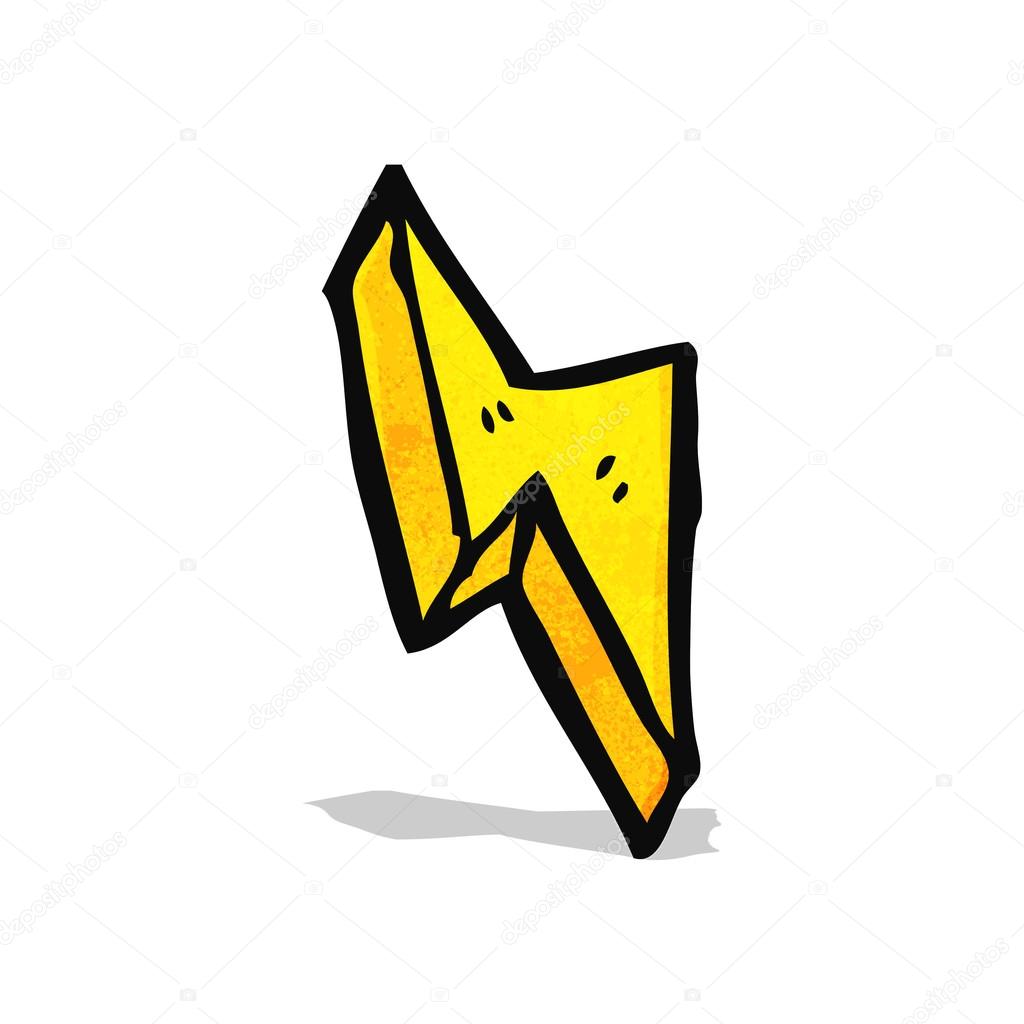 1024x1024 Cartoon Lightning Bolt Stock Vector Lineartestpilot