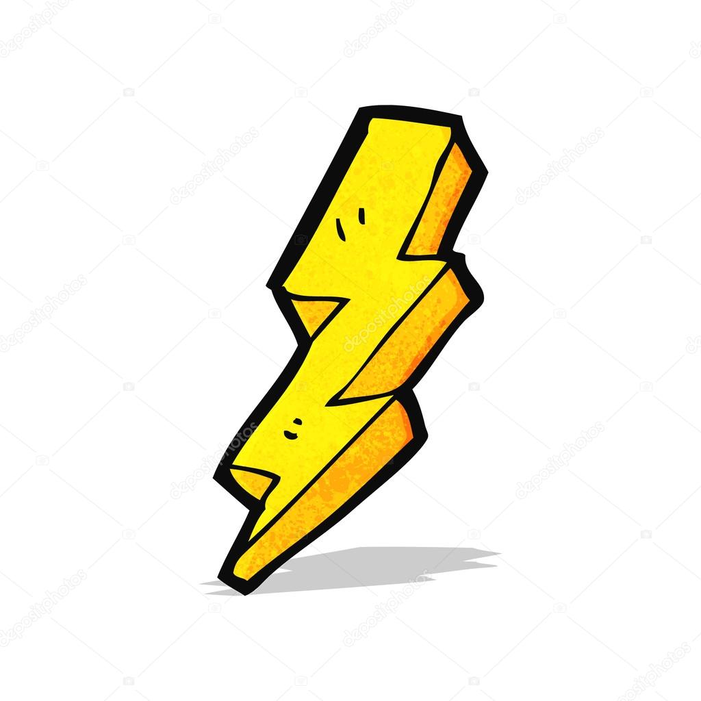 1024x1024 Cartoon Lightning Bolt Stock Vector Lineartestpilot