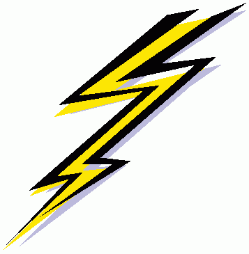 357x365 Lovely Lightning Bolt Clip Art