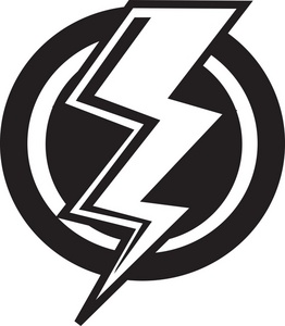 262x300 Lightning Clipart Image