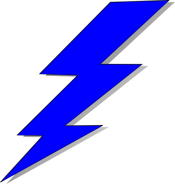 564x596 Animated Bolt Of Lightning Clipart