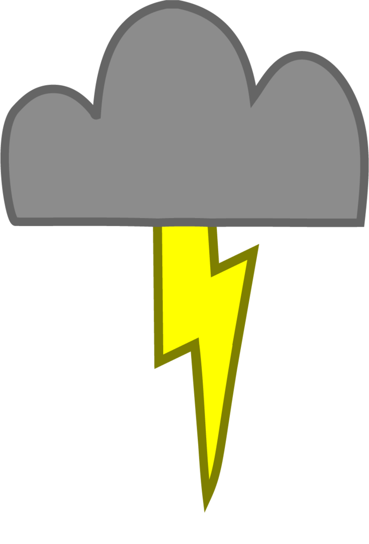 737x1085 Lightning Stroke Cliparts 227855