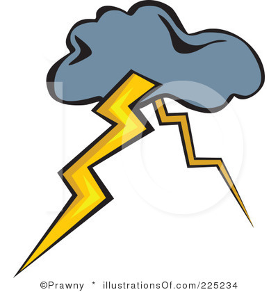 400x420 Lightning Clipart Thunder