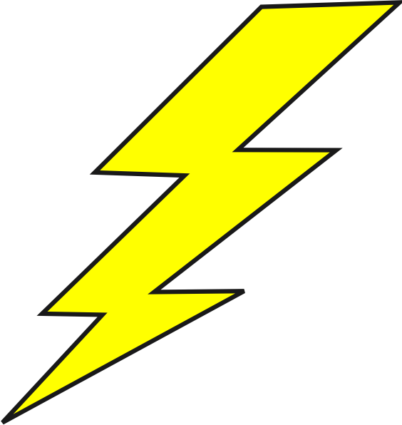 564x596 Lightning Bolt Clip Art