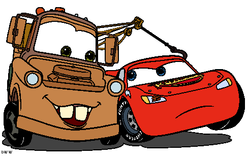486x313 Lightning Mcqueen And Mater Clipart