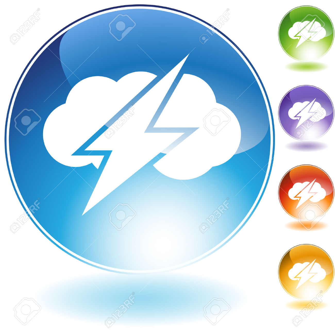 1300x1300 Lightning Clipart White Background