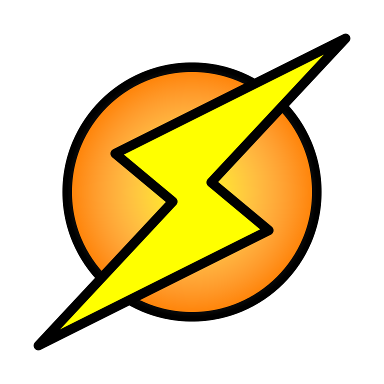 768x768 Filelightning Bolt On Circle.svg