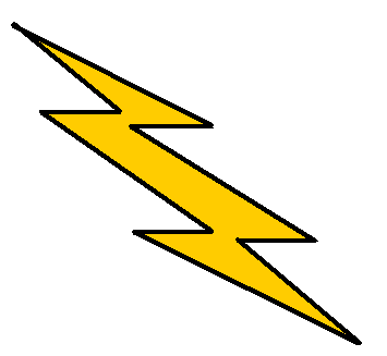 355x327 Free Lightning Bolt Clipart Clipartfest