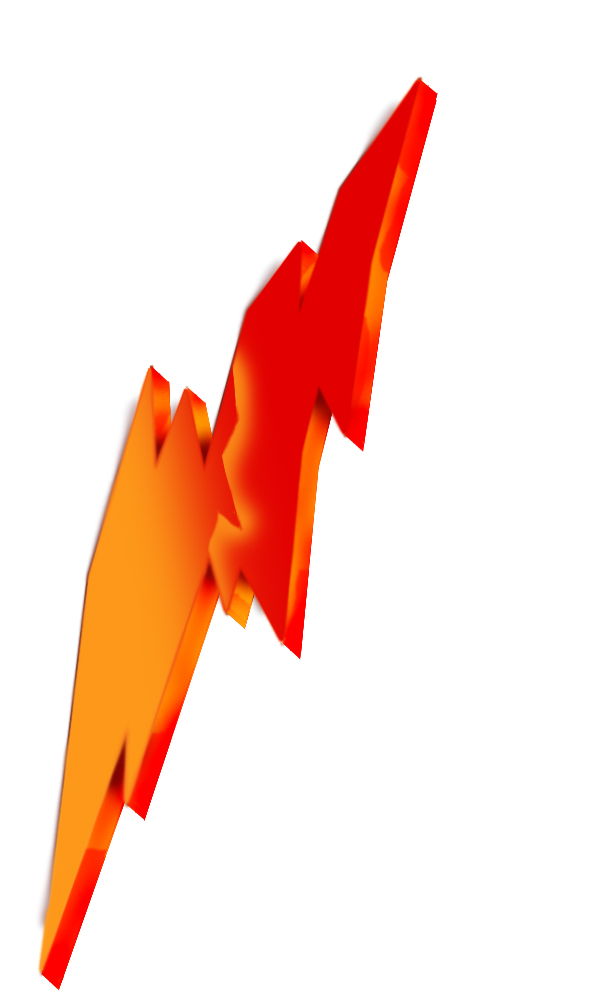600x1000 Lightning Bolt Clipart Free