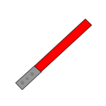 150x150 Red Light Saber Vector Clip Art Public Domain Vectors
