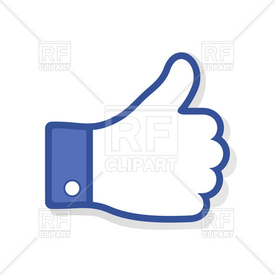 400x400 Hand Like Icon Royalty Free Vector Clip Art Image