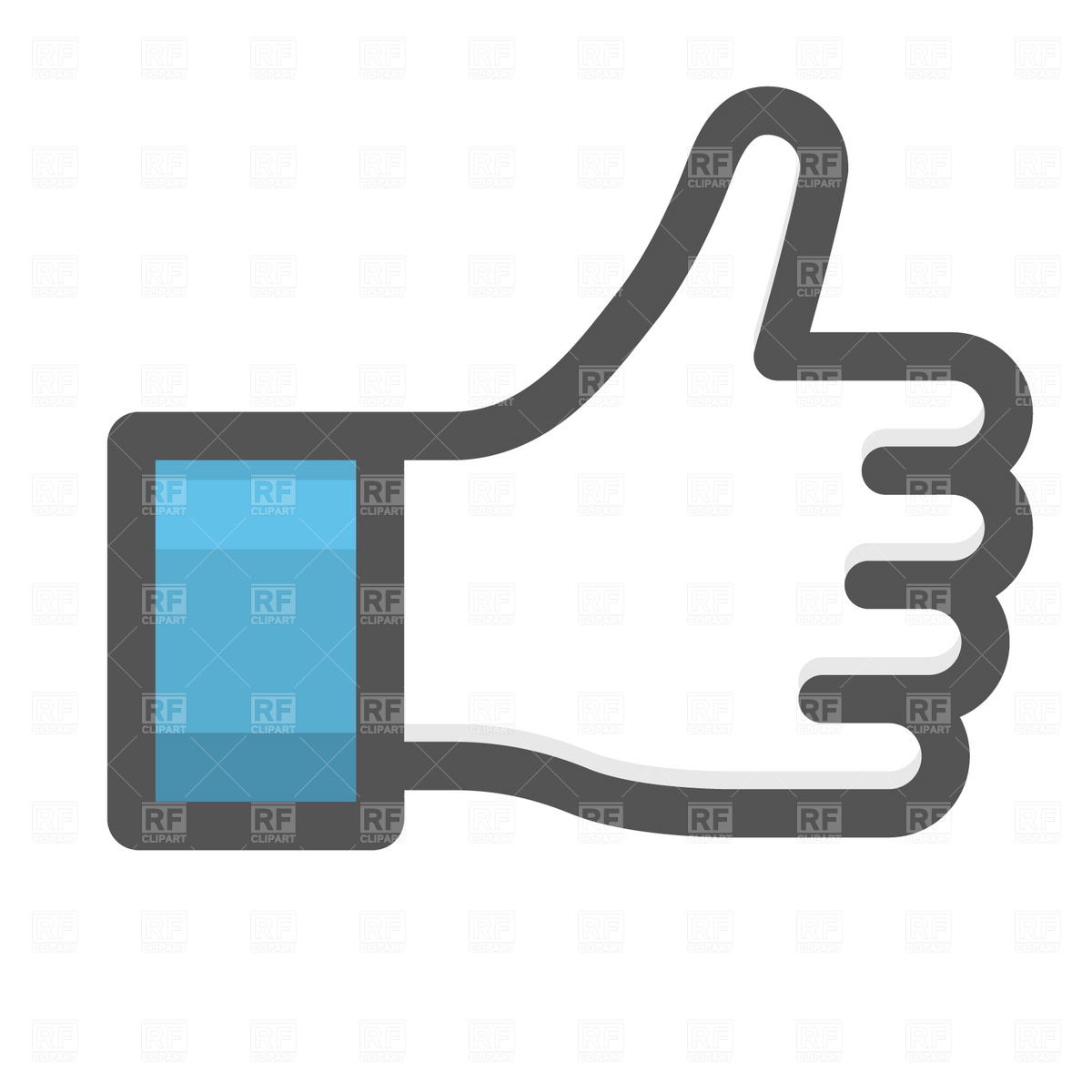 1200x1200 I Like It Icon Royalty Free Vector Clip Art Image