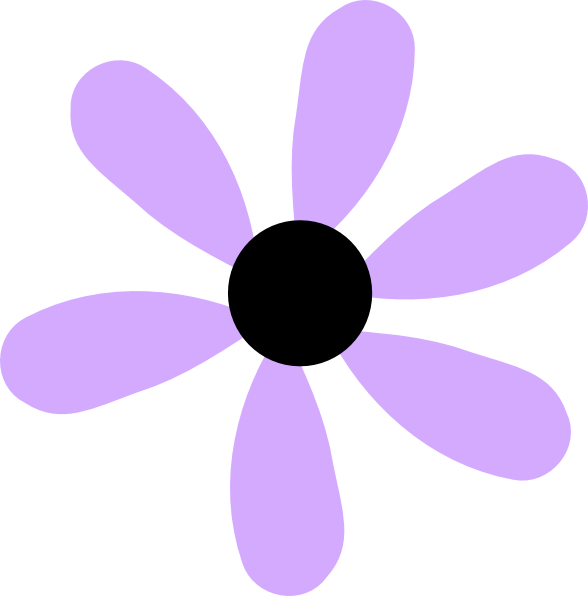 588x596 Lilac Flower Clip Art