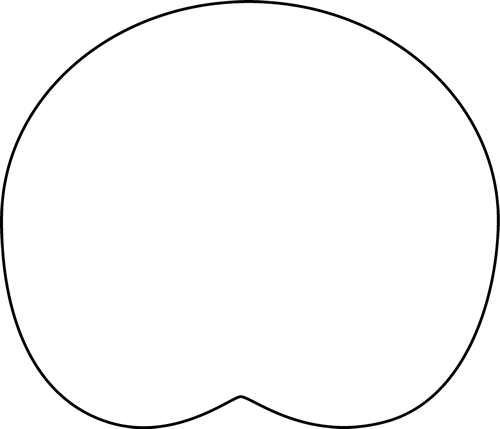 500x429 Lily Pad Clipart Black And White