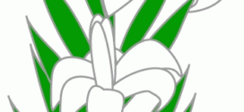 272x125 Clip Art Easter Lilies