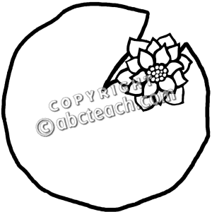 300x300 Lily Pad Clipart Black And White Clipart Panda