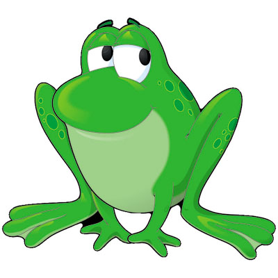 400x400 Lily Pad Frog Clipart