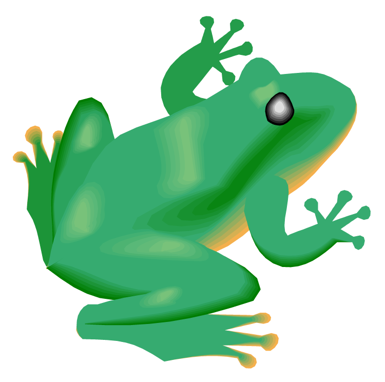 750x744 Frog On Lily Pad Clipart