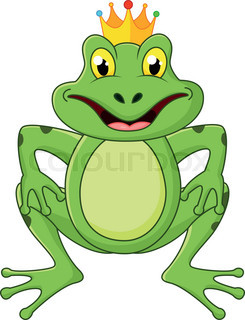 245x320 Happy Frog Prince On A Lily Pad Stock Vector Colourbox