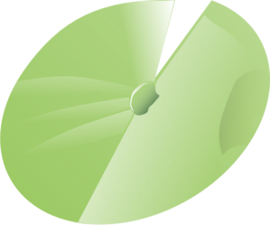 299x249 Single Waterlily Pad Clip Art